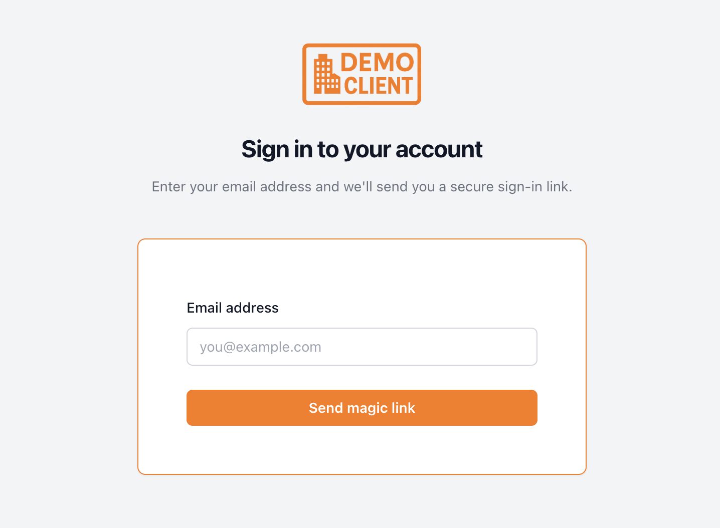 Client Portal Preview